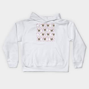 french bulldog and macaroons Kids Hoodie